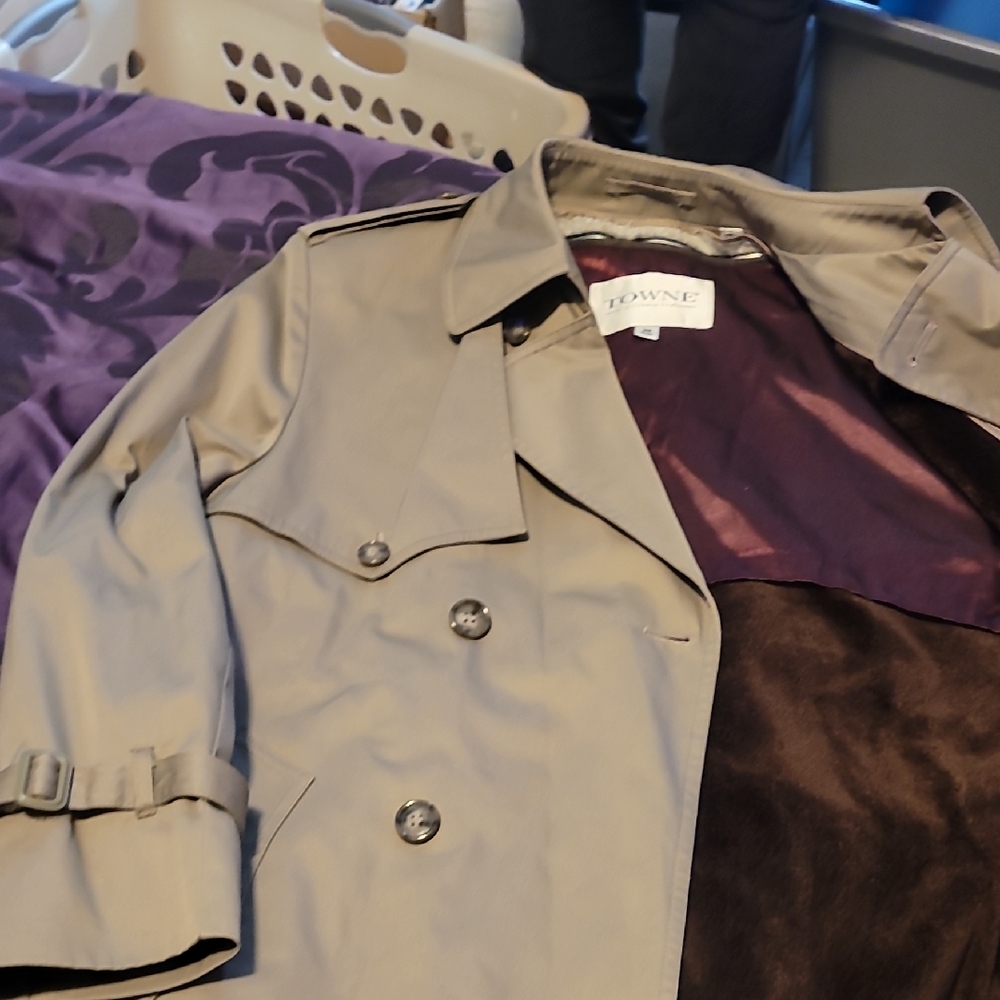 Towne Beige Trench Coat